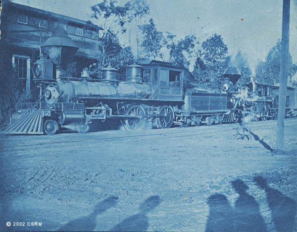 [Central Pacific Railroad steam locomotive No. 48]