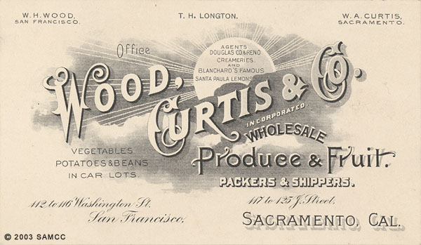 Wood, Curtis, & Co. wholesale Produce and Fruit