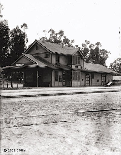 [Southern Pacific Railroad passenger station at Folsom]